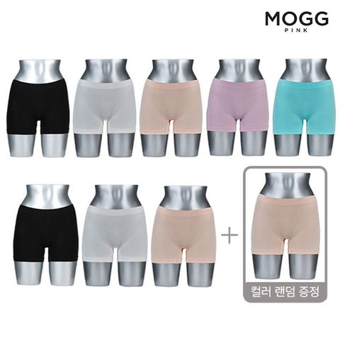 모그핑크 여성 사각팬티 8+1종