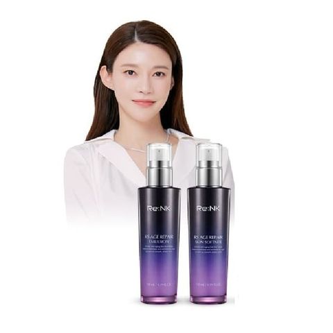 리엔케이 에이지 리페어 안티에이징 기초세트(스킨+에멀젼+크림)X2+링클에센스X2+(무료체험)스킨+에멀전