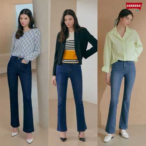 [22최신상]까레라 22 Spring 라이크라 데님 여성 3종