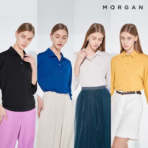 [모달 65%] 부드럽고 고급스러운 돌먼 스트레치 셔츠 4종 [런칭가 79,900원] 22SS 최신상 MORGAN 모달 텐션 셔츠 4종