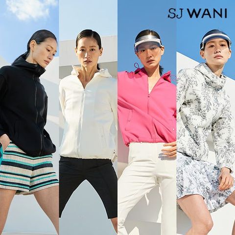 UV차단,항균기능성 손정완다운 로맨틱 스포티 집업점퍼 [런칭가99,900원]SJ WANI GOLF코튼 썸머후드점퍼1종(솔리드)