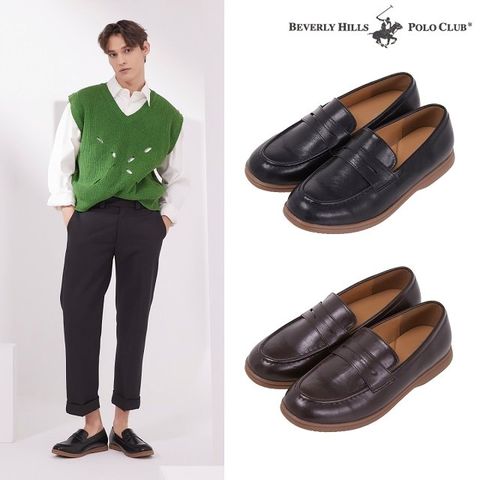 비버리힐즈폴로클럽 남성 베이직 아이비 로퍼