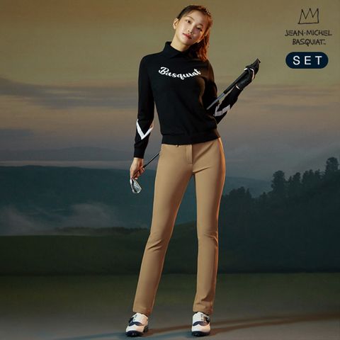 바스키아X원빈 20FW 써모라이트 라이크라 골프팬츠여성3종