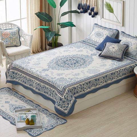 [한스콜렉션] 워셔블 코튼 자카드 카페트 4종 대형