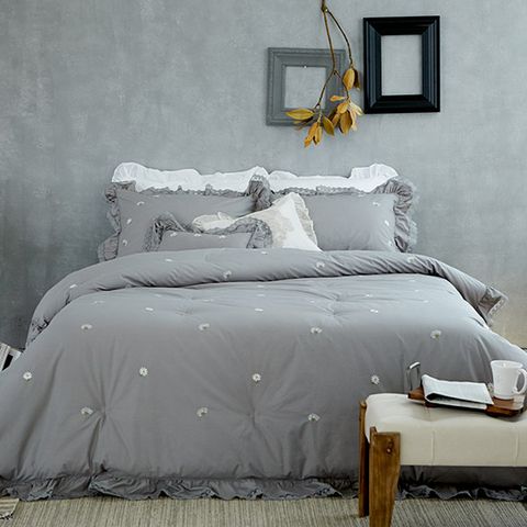 [한스데코] Q  40수순면 자수침구 풀세트