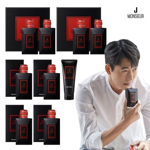 [올인원 더블구성] 무슈제이 굿페이스 올인원 레드에디션 (올인원 기초 8EA+ 클렌저 1EA)