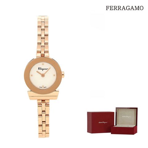 페라가모 간치니 레이디스 메탈시계