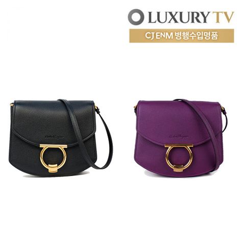 [페라가모] 간치니 박스 플랩백 21H766