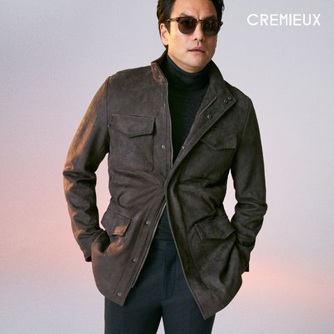 [티컴] 다니엘크레뮤 20FW 디태쳐블 라이너 FAUX 스웨이드 자켓