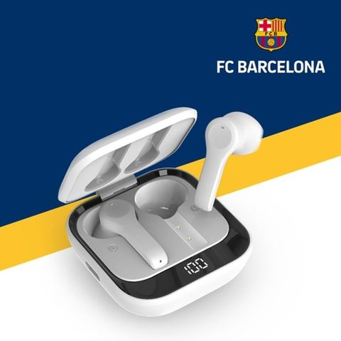 [FC바르셀로나] (화이트)FC바르셀로나 무선 이어폰(FCB-BE151W)