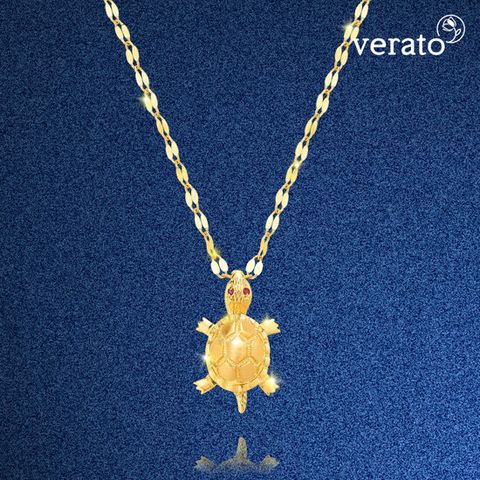[베라토] 18K 금 거북이 목걸이 + 특별구성