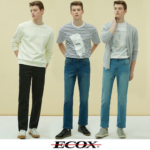 23SS 에콕스 남성 리프팅 데님 3종