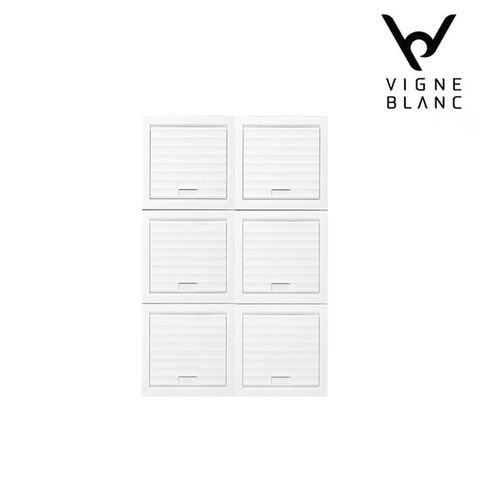 [빈블랑] 큐브 모듈 수납장 6개 세트(화이트)