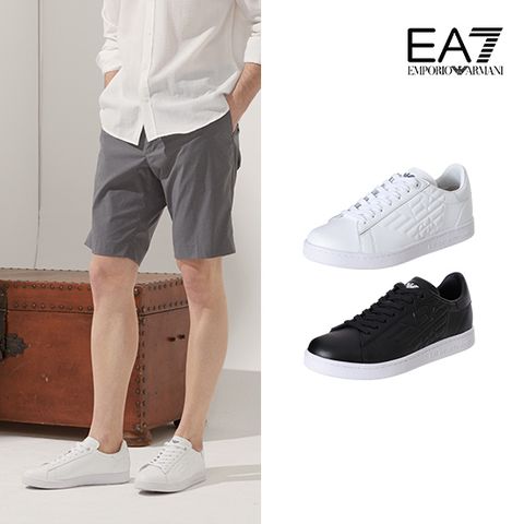 공식수입원 정품!!! 아르마니 EA7_클래식 남성 스니커즈