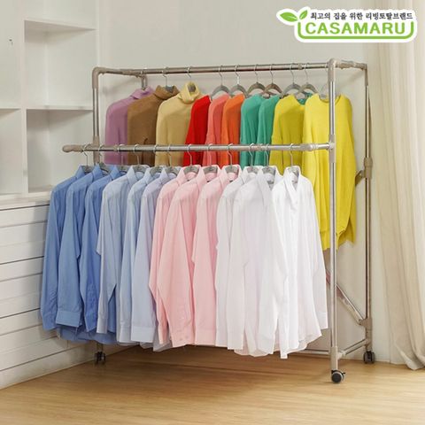 [카드 5%할인][까사마루]접이식 2단행거