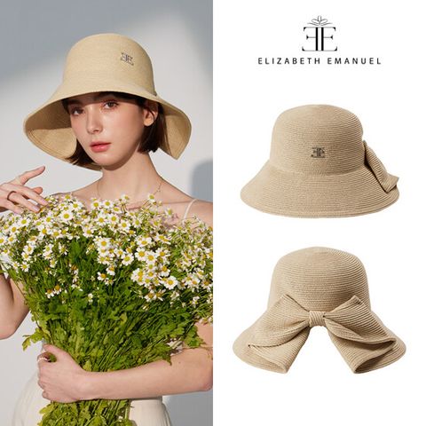 엘리자베스 엠마누엘 리본 지사모자 1종