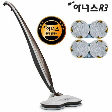 극세사 물걸레청소기 기본 4장 증정아너스 R3 125RS 프리미엄 무선 물걸레청소기 골드