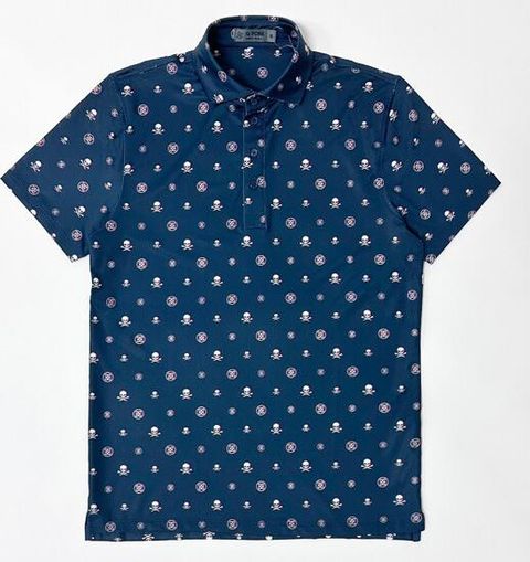 [G/FORE] 지포어 남성 미니 로고 프린트 폴로 셔츠 (G4MA23K065 / G4MA23K065)