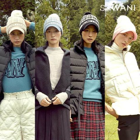 호주 메리노울+탈부착가능 FOX FUR 폼폼이 손정완다운 귀여움 [런칭가99,900원]SJ WANI FOX FUR 폼폼이 메리노울모자1종