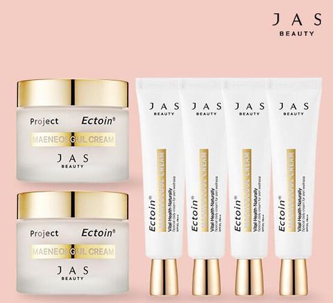 [NH카드5%할인](쟈스) 엑토인 맨얼굴 크림 (55ml x 2개 + 30ml x 4개) 패키지