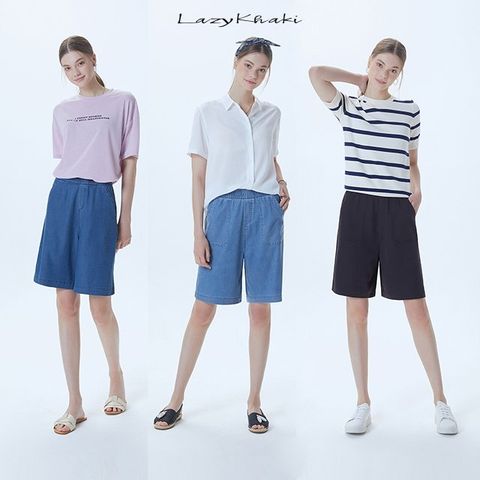 레이지카키 소프트 리오셀 5부 팬츠 여성3종 IL5W