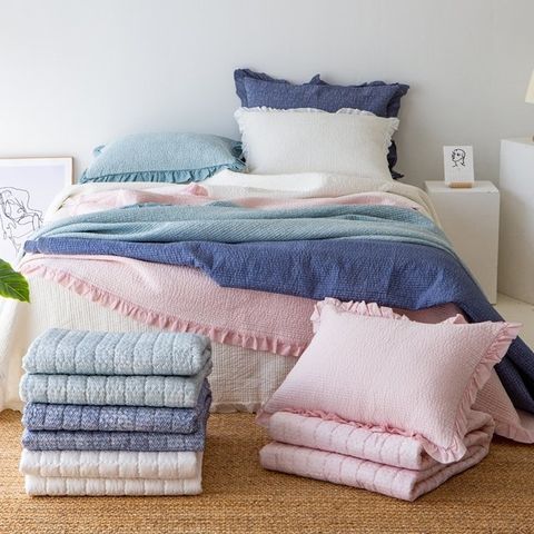 코지샵 풍기인견 피그먼트 줄누비 침구세트 K