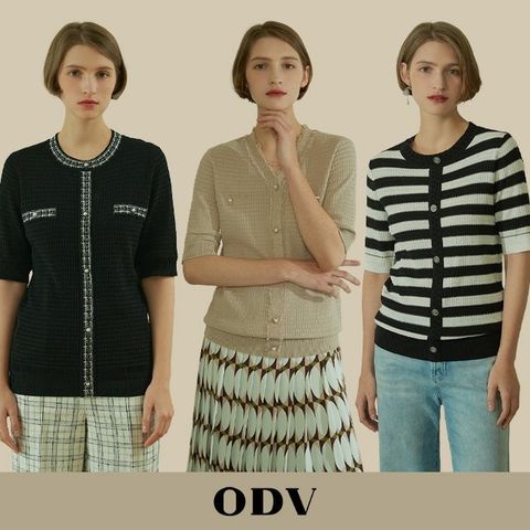 23SS ODV 썸머 카디건형 풀오버 3종