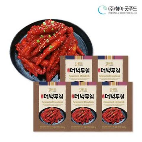 강원도 산골 더덕무침 100gX5팩