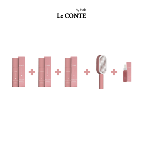 [국민5%할인][방송에서만] 르꽁뜨 퍼퓸 볼류머 기본세트 - 150ml 3개+50ml 1개+ 볼륨 브러쉬 1개(s)