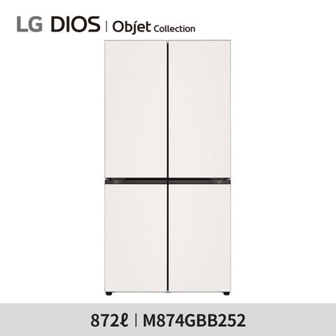 [삼성5%할인][LG] (m)디오스 오브제컬렉션 더블매직스페이스 냉장고 872L M874GBB252