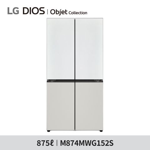 [카드 5%할인][LG](m) 디오스 오브제컬렉션 매직스페이스 냉장고 875L M874MWG152S