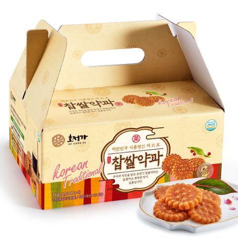 맛있는家 호정가 찹쌀약과세트 1kgx4박스 총4kg
