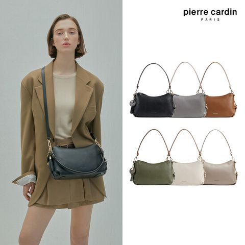 피에르가르뎅 텐더 소가죽 소프트 숄더백