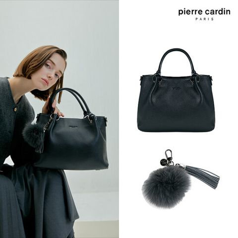 피에르가르뎅 텐더 소가죽 소프트 토트백