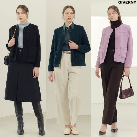 [NH카드5%할인](론칭가 69,900원)[특가]지베르니 트위드 울 자켓