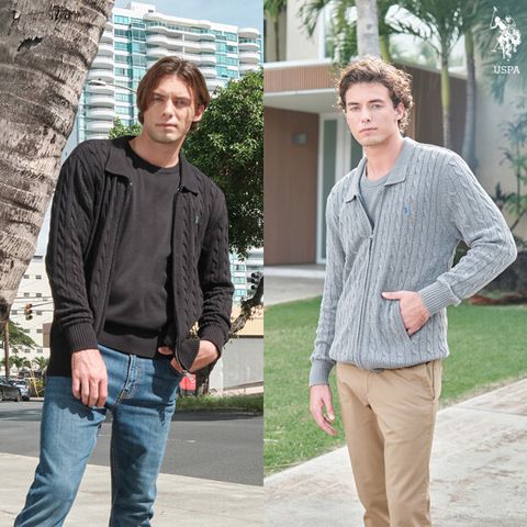 [U.S. POLO ASSN.] USPA 남성 코튼100 니트 단품