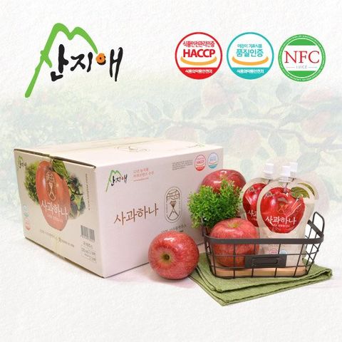 100% 사과원액 사과주스 [산지애]사과즙 30팩