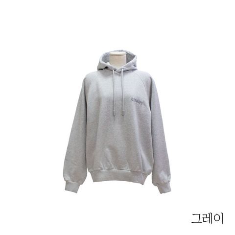 써네이 체스트 로고 후드 티셔츠