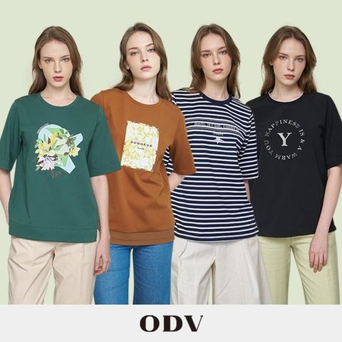 24SS ODV 썸머 에센셜 티블라우스 4종