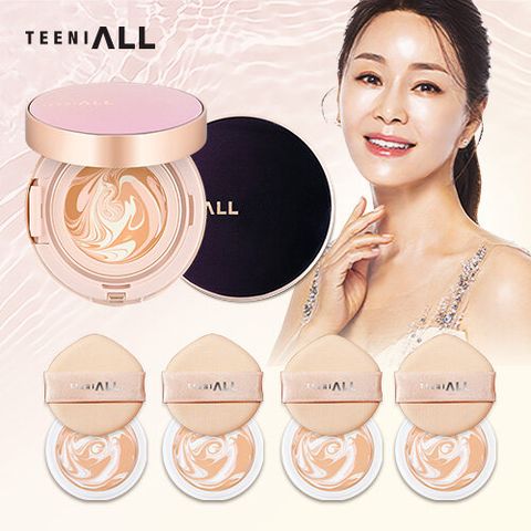 ★2024 NEW★ (견미리 팩트) 티니올 팩트 총 6개 (본품 2 + 리필 4) 오로라 에디션 패키지