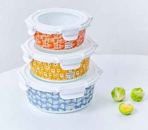 메이페어 가든온테이블 유리밀폐용기(원형 3종)