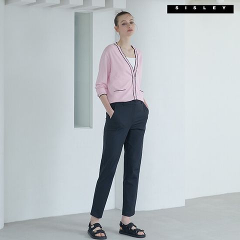 [런칭가 109000원] [SISLEY] 시슬리 트리코트 스트레이트 팬츠