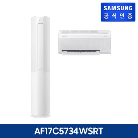 [일시불 할인][삼성](m)무풍슬림 에어컨 화이트 17형 홈멀티 AF17C5734WSRT