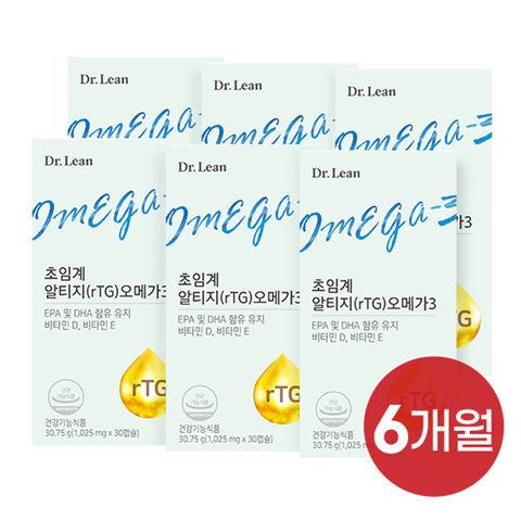 닥터린 초임계 rTG(알티지) 오메가3 6개월분