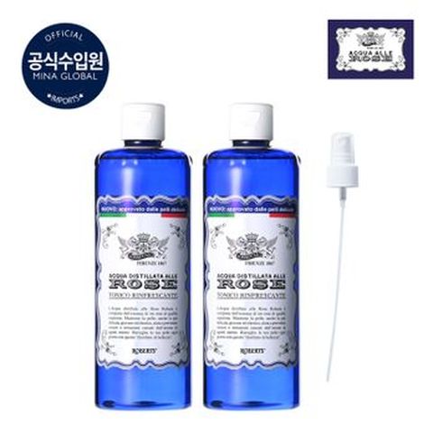 로버츠 장미수 400mlX2+스프레이캡