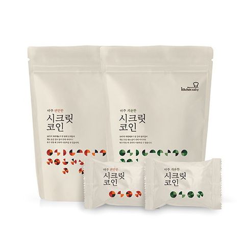 (빠른배송) 빅마마 이혜정의 시크릿코인 205알(편안한맛 8팩+5알 +개운한맛2팩, 팩 당 20알)