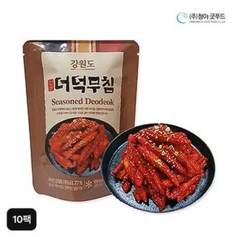 강원도 산골 더덕무침 100gX10팩