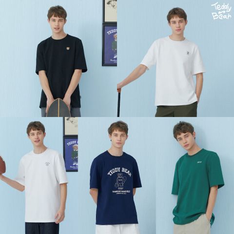 [1PACK] 테디베어 24SS 남성 시그니처 반팔티셔츠