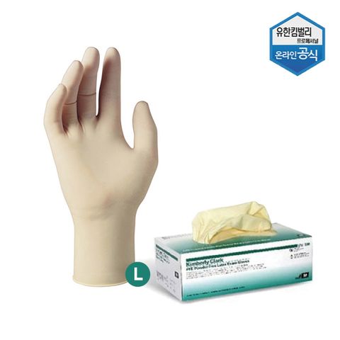 식품용 크린가드 G10 라텍스 글러브 대형 100매 44124