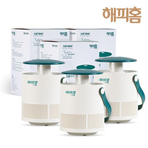 [패밀리세트] 해피홈 에어트랩 360 어드밴스 모기포충기 패밀리세트